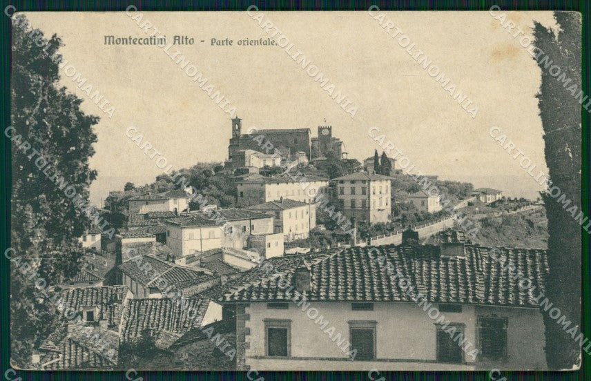 Pistoia Montecatini Alto PIEGHINE ABRASA cartolina WX2210 – fronte