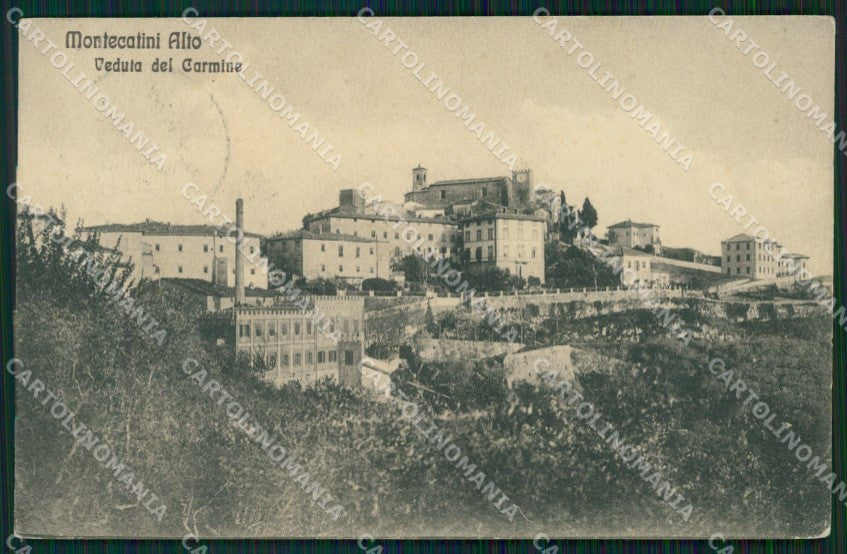 Pistoia Montecatini Alto PIEGA cartolina WX2211 – fronte