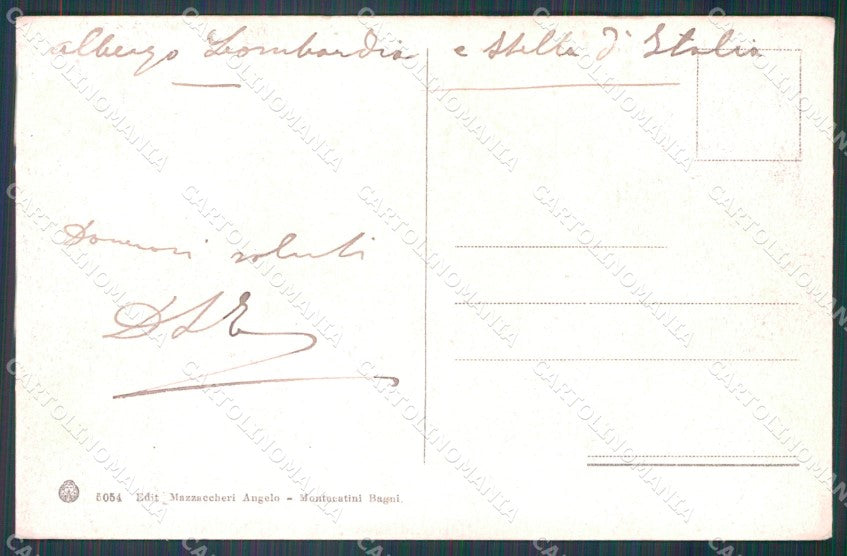 Pistoia Montecatini Valdinievole SCOLLATA cartolina WX2212 – retro
