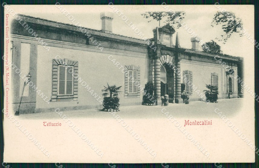 Pistoia Montecatini Stabilimento Tettuccio cartolina WX2221 – fronte