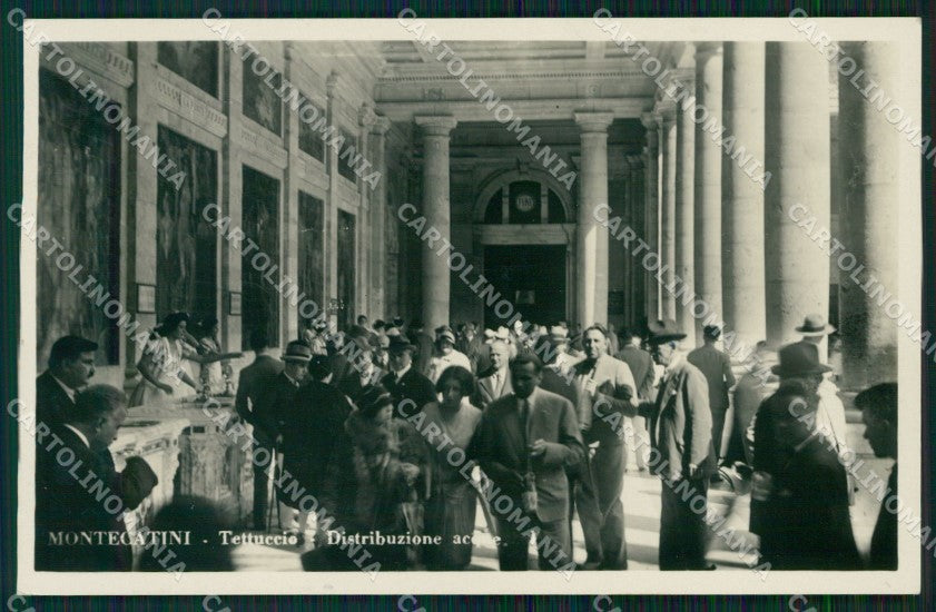 Pistoia Montecatini Stabilimento Tettuccio Foto cartolina WX2229 – fronte