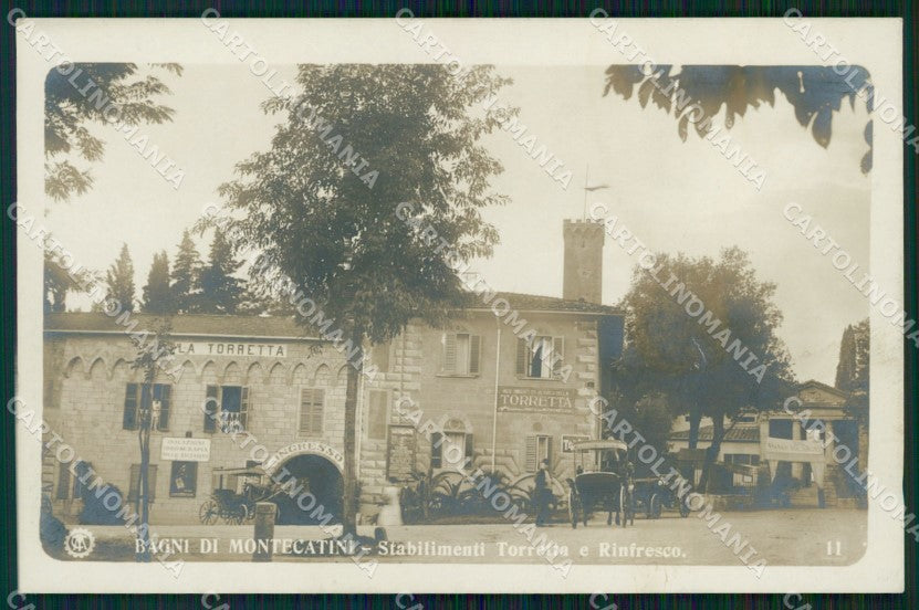 Pistoia Montecatini Stabilimento Tettuccio PIEGHINE Foto cartolina WX2232 – fronte