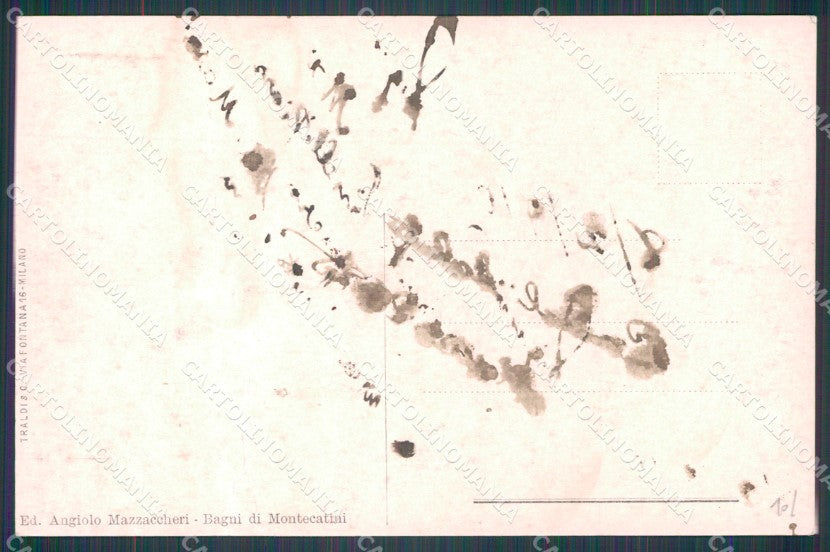 Pistoia Montecatini Stabilimento Tettuccio PIEGHINE Foto cartolina WX2232 – retro
