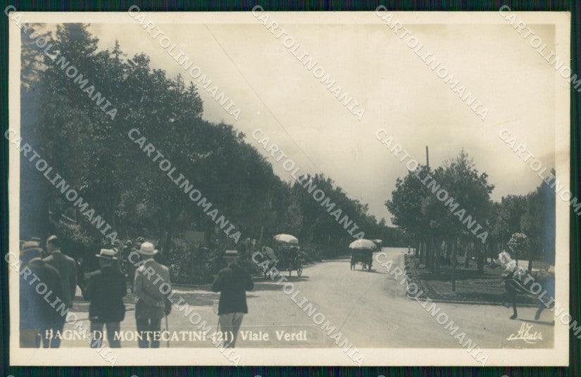 Pistoia Montecatini Viale Verdi Foto cartolina WX2234 – fronte