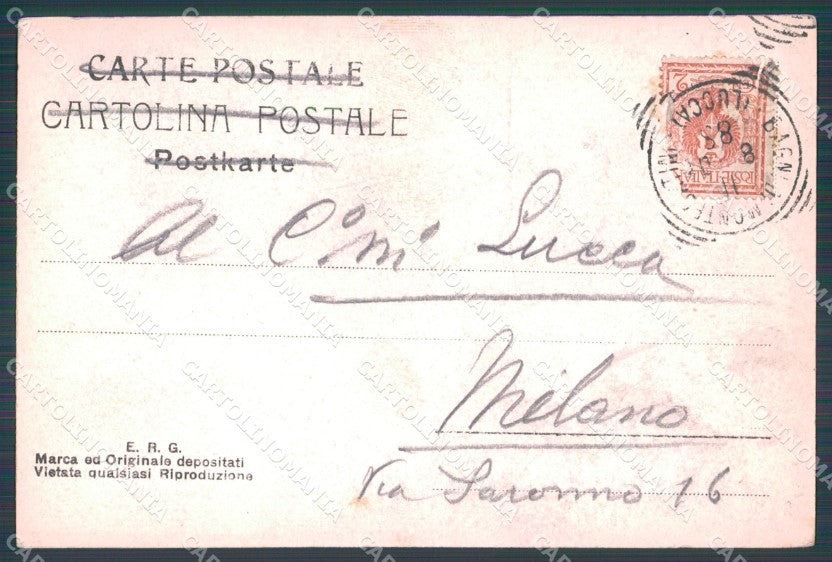 Pistoia Montecatini Sorgente Torretta Foto cartolina WX2236 – retro