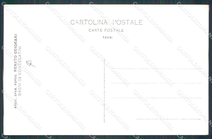 Pistoia Montecatini Foto cartolina WX2239 – retro