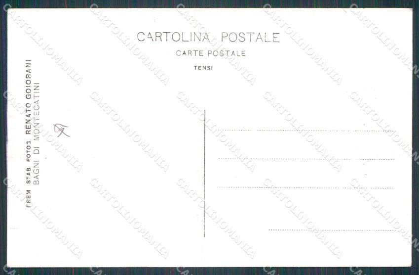 Pistoia Montecatini Foto cartolina WX2240 – retro