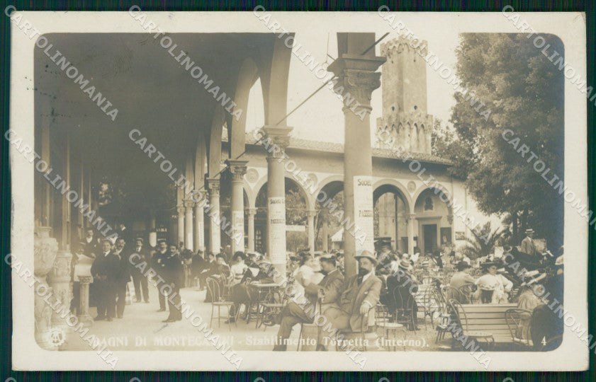 Pistoia Montecatini Stabilimento Torretta Foto cartolina WX2243 – fronte