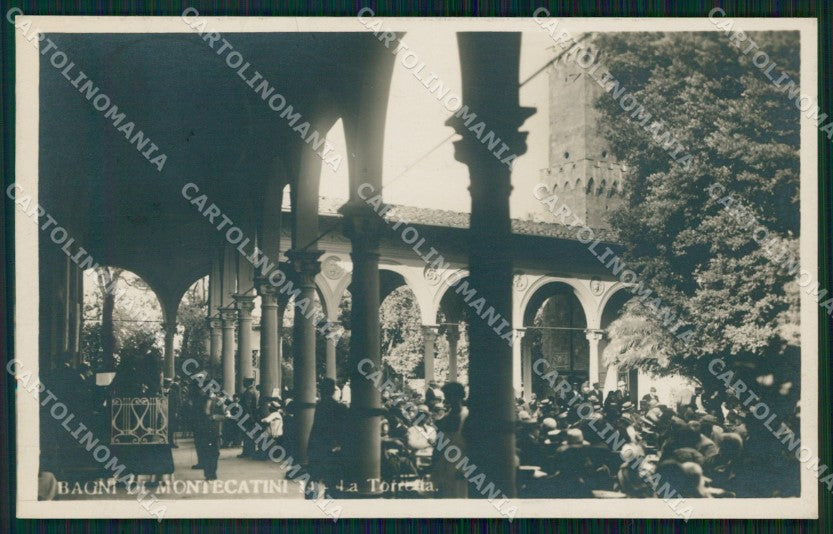 Pistoia Montecatini Stabilimento Torretta Foto cartolina WX2245 – fronte