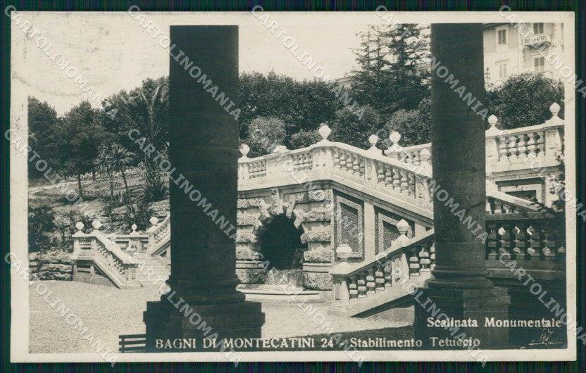 Pistoia Montecatini Stabilimento Tettuccio Foto cartolina WX2248 – fronte