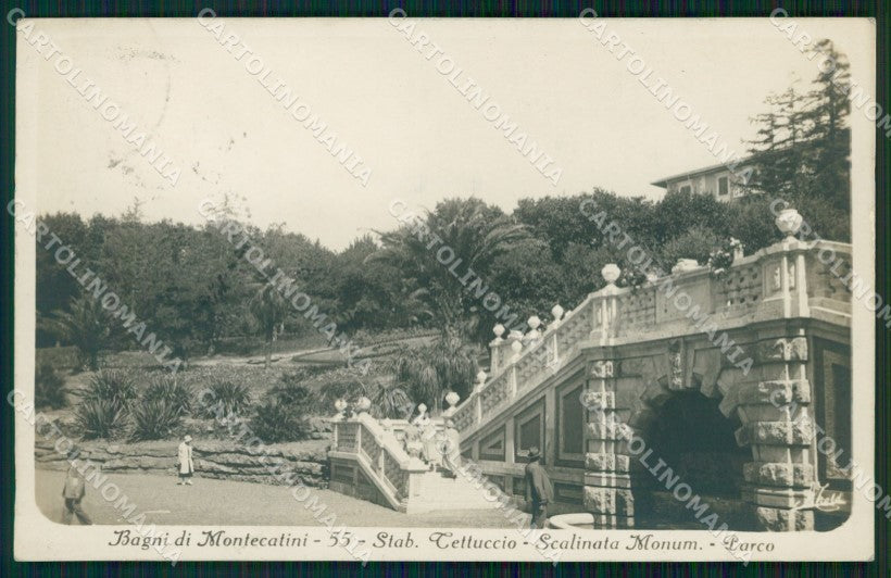 Pistoia Montecatini Stabilimento Tettuccio Foto cartolina WX2249 – fronte