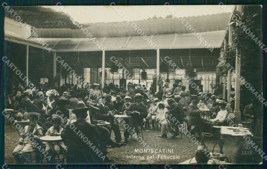 Pistoia Montecatini Stabilimento Tettuccio Alterocca 1323 Foto cartolina WX2252 – fronte