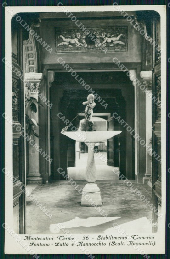Pistoia Montecatini Stabilimento Tamerici Foto cartolina WX2254 – fronte