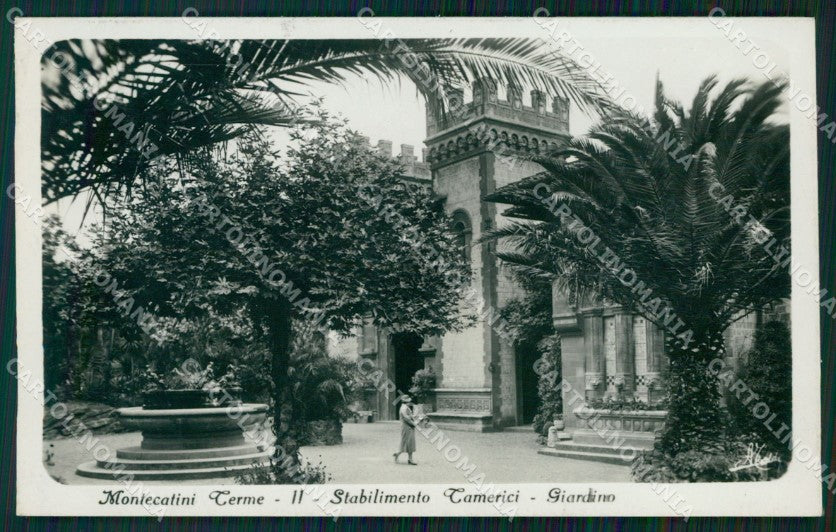 Pistoia Montecatini Stabilimento Tamerici Foto cartolina WX2255 – fronte