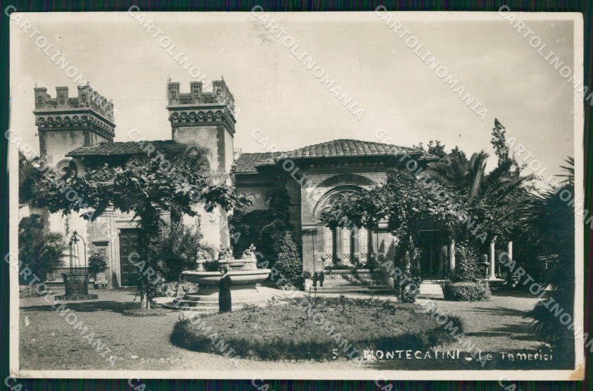 Pistoia Montecatini Stabilimento Tamerici Foto cartolina WX2256 – fronte