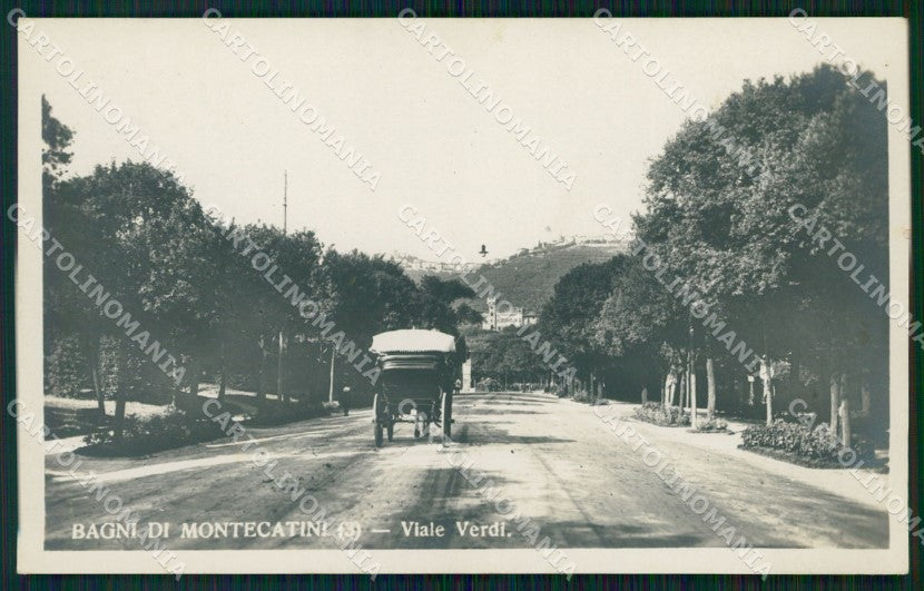 Pistoia Montecatini Viale Verdi Foto cartolina WX2263 – fronte