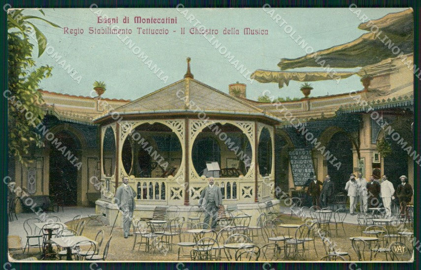 Pistoia Montecatini Stabilimento Tettuccio Alterocca 6526 cartolina WX2274 – fronte