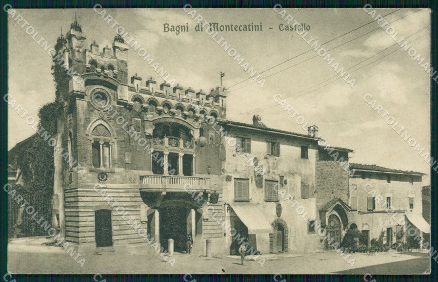 Pistoia Montecatini Castello di cartolina WX2285 – fronte
