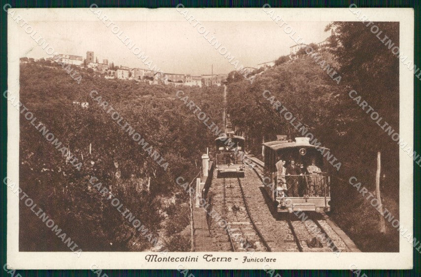Pistoia Montecatini Funicolare cartolina WX2286 – fronte