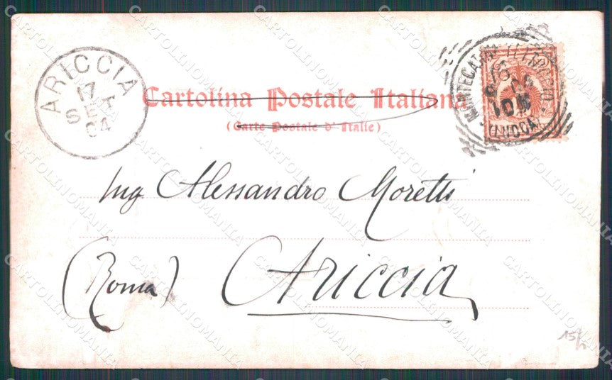 Pistoia Montecatini Regie Terme di Rilievo cartolina WX2287 – retro