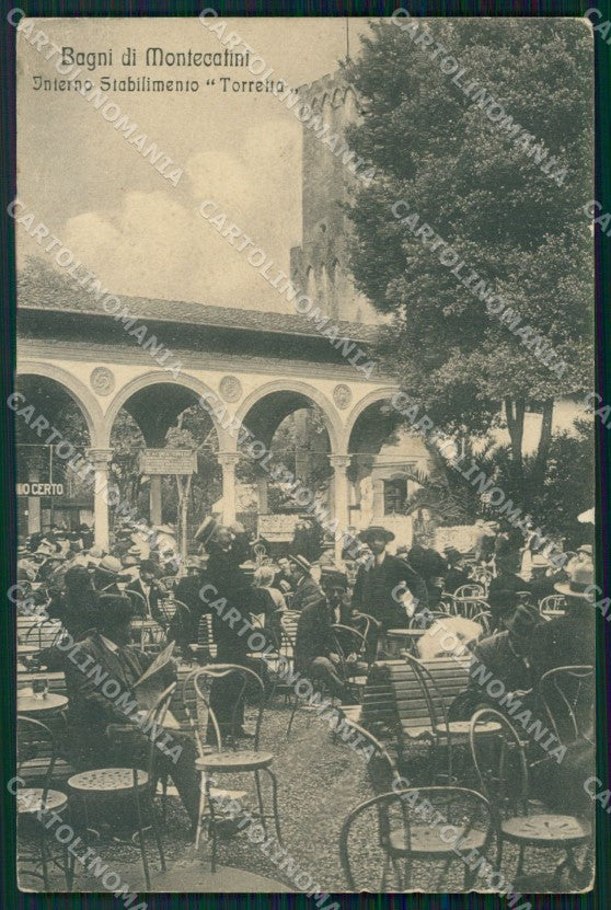 Pistoia Montecatini Stabilimento Torretta cartolina WX2289 – fronte