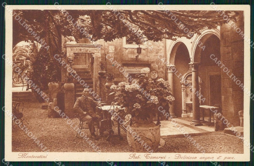 Pistoia Montecatini Stabilimento Tamerici cartolina WX2291 – fronte