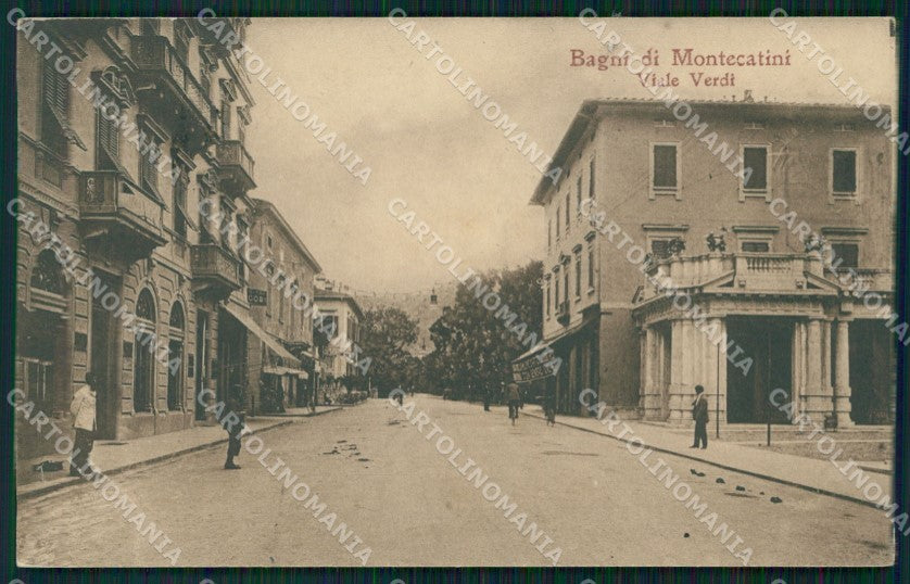 Pistoia Montecatini Viale Verdi cartolina WX2293 – fronte