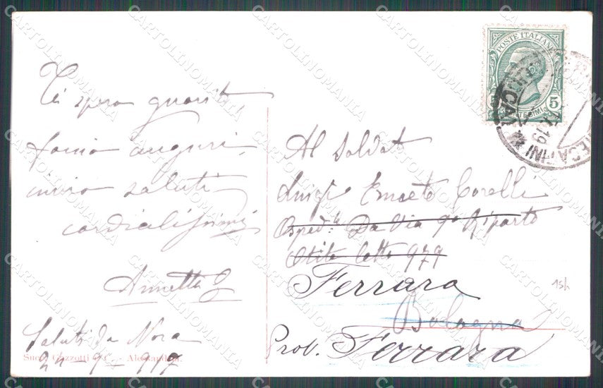 Pistoia Montecatini Grand Hotel Terminus Bristol cartolina WX2298 – retro