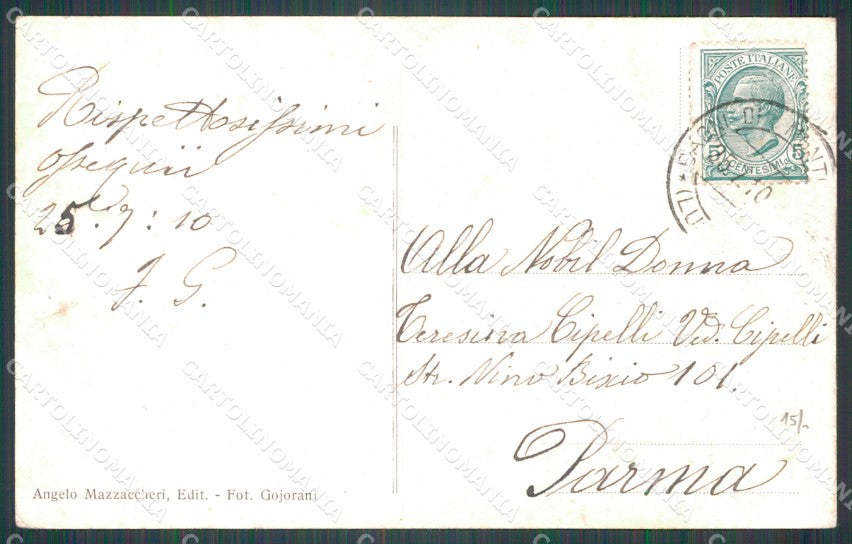 Pistoia Montecatini Sorgente Regina Alterocca 5019 PIEGHINA cartolina WX2299 – retro