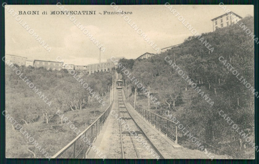 Pistoia Montecatini Funicolare cartolina WX2302 – fronte