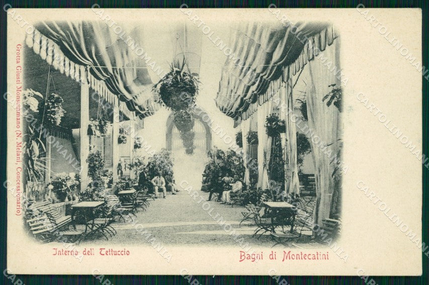 Pistoia Montecatini Stabilimento Tettuccio cartolina WX2304 – fronte