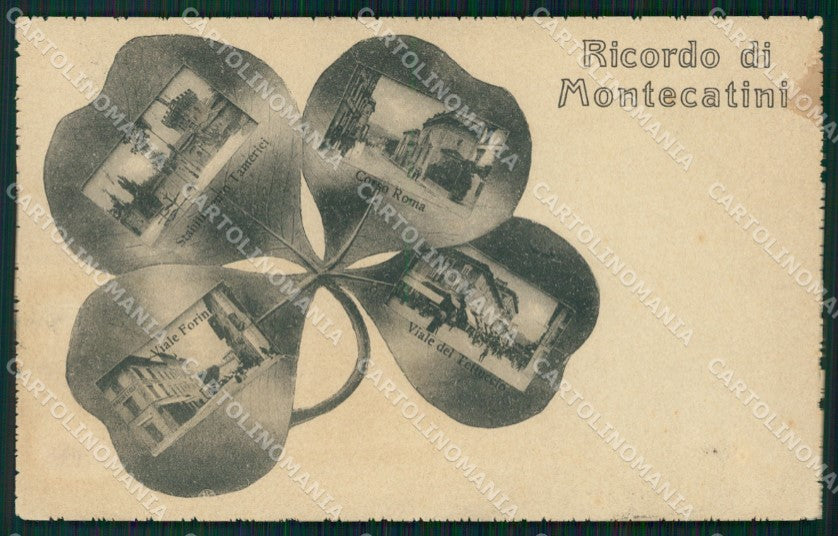 Pistoia Montecatini Ricordo di cartolina WX2305 – fronte