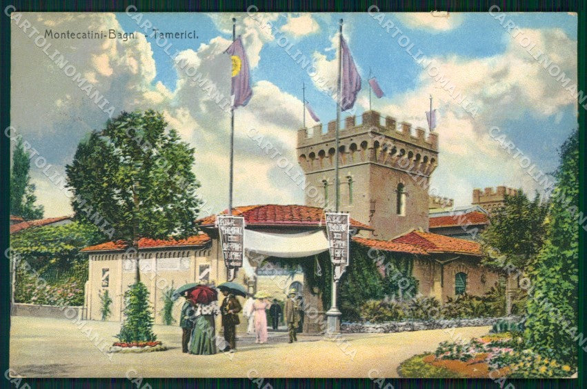 Pistoia Montecatini Stabilimento Tamerici cartolina WX2307 – fronte