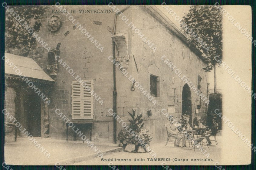 Pistoia Montecatini Stabilimento Tamerici cartolina WX2313 – fronte