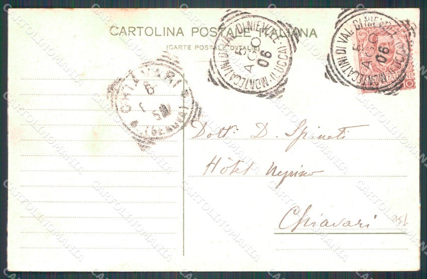 Pistoia Monrecatini Alto cartolina WX2314 – retro