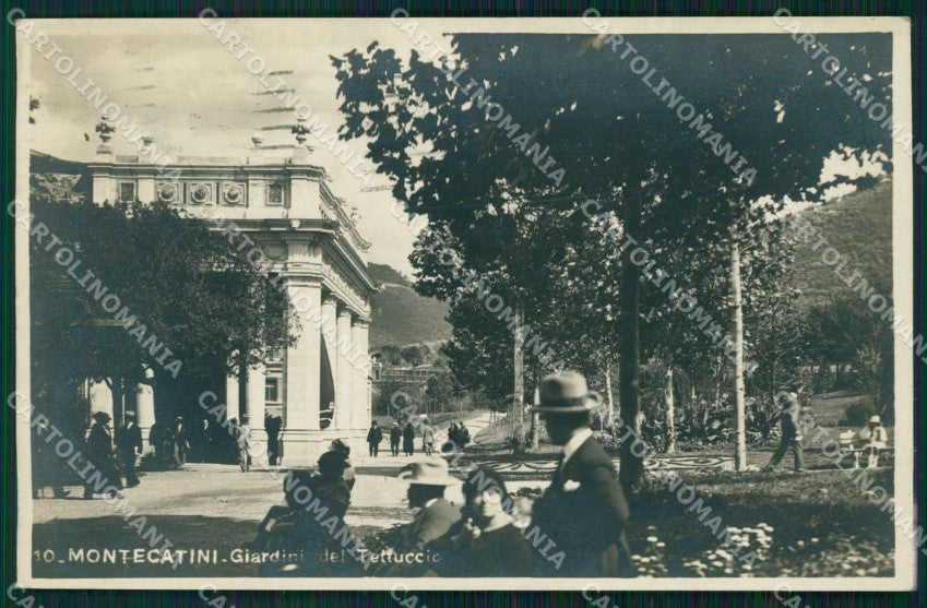 Pistoia Montecatini Giardino del Tettuccio Foto cartolina WX2320 – fronte