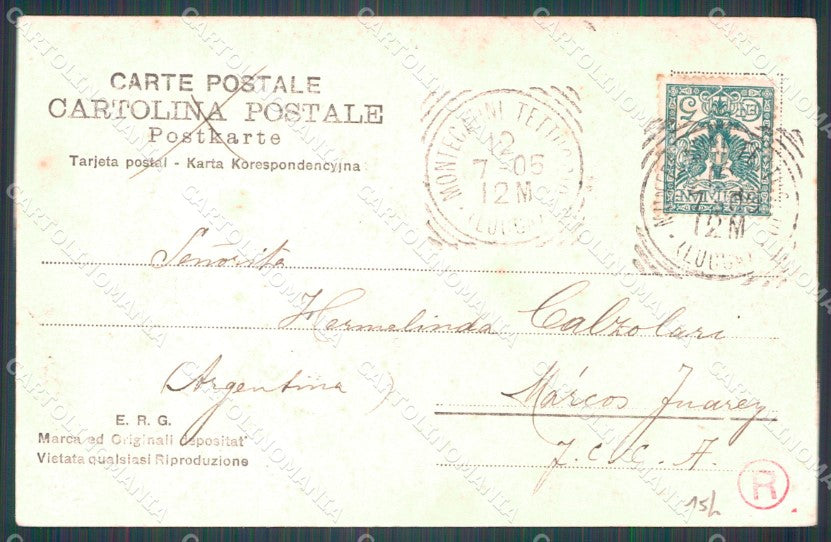 Pistoia Montecatini Saluti da Foto cartolina WX2321 – retro