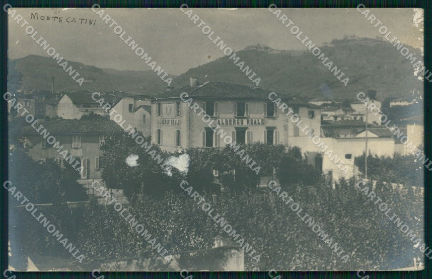 Pistoia Montecatini Albergo Reale ABRASA Foto cartolina WX2322 – fronte