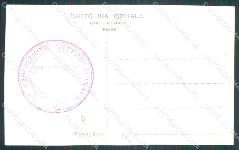 Pistoia Montecatini Esposizione Internazionale Foto cartolina WX2325 – retro
