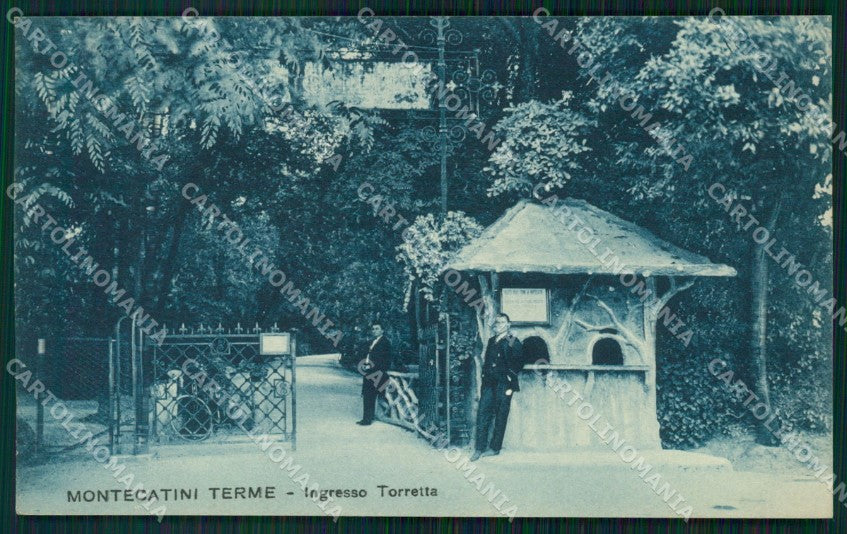 Pistoia Montecatini Stabilimento Torretta cartolina WX2328 – fronte