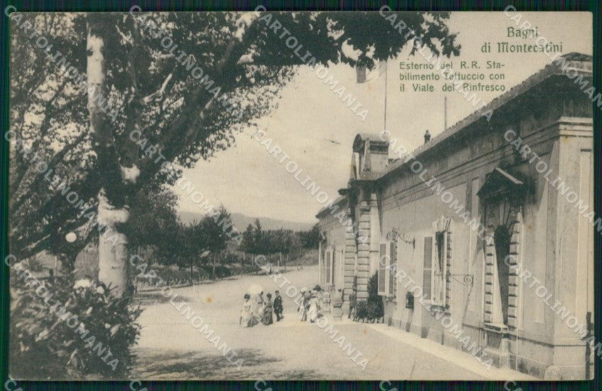 Pistoia Montecatini Stabilimento Tettuccio cartolina WX2329 – fronte