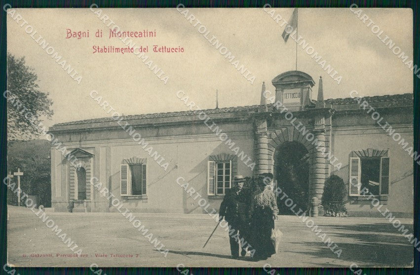 Pistoia Montecatini Stabilimento Tettuccio cartolina WX2341 – fronte
