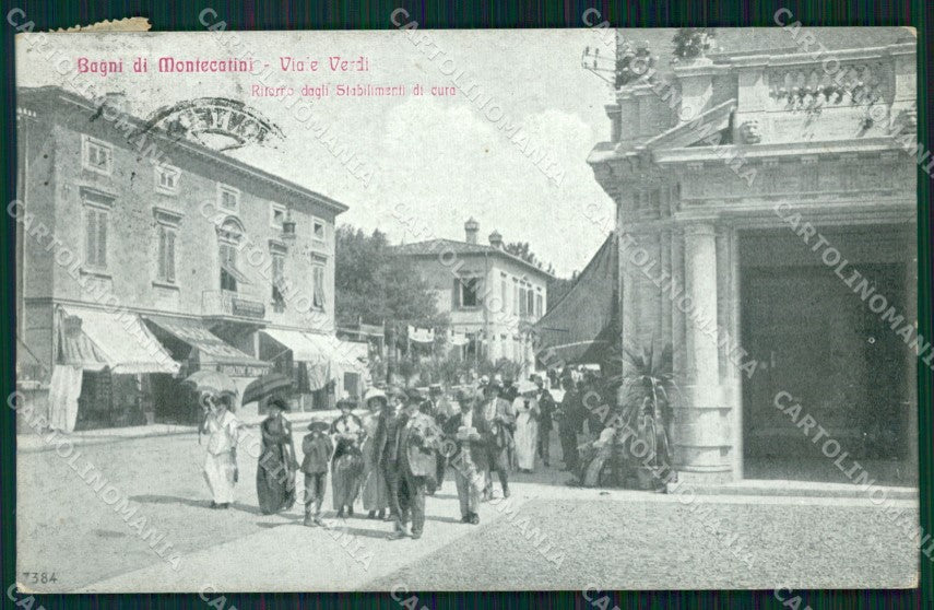 Pistoia Montecatini Viale Verdi cartolina WX2343 – fronte
