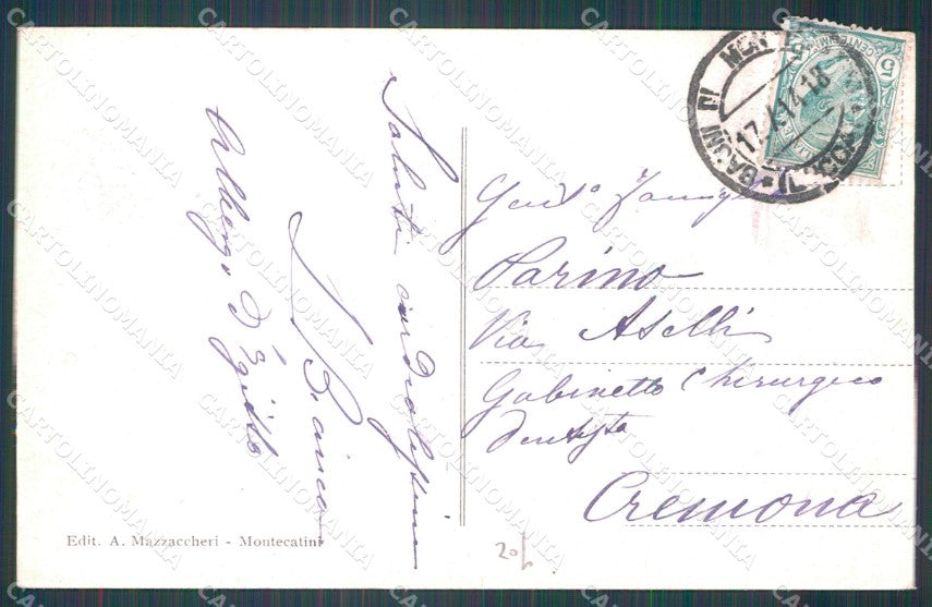 Pistoia Montecatini Viale Verdi cartolina WX2343 – retro