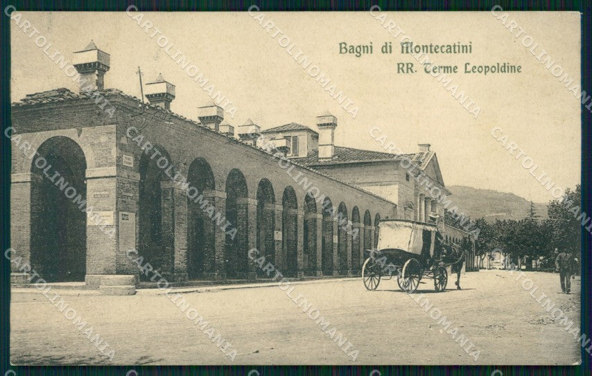 Pistoia Montecatini Terme Leopoldine Carrozza cartolina WX2344 – fronte