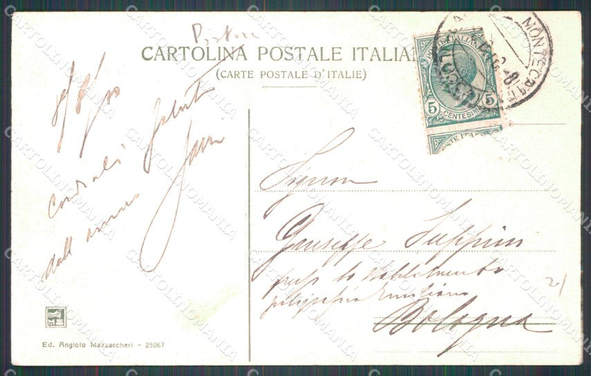 Pistoia Montecatini Terme Leopoldine Carrozza cartolina WX2344 – retro
