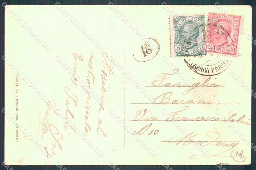 Pistoia Montecatini Piazza Umberto I STRAPPINO cartolina WX2355 – retro