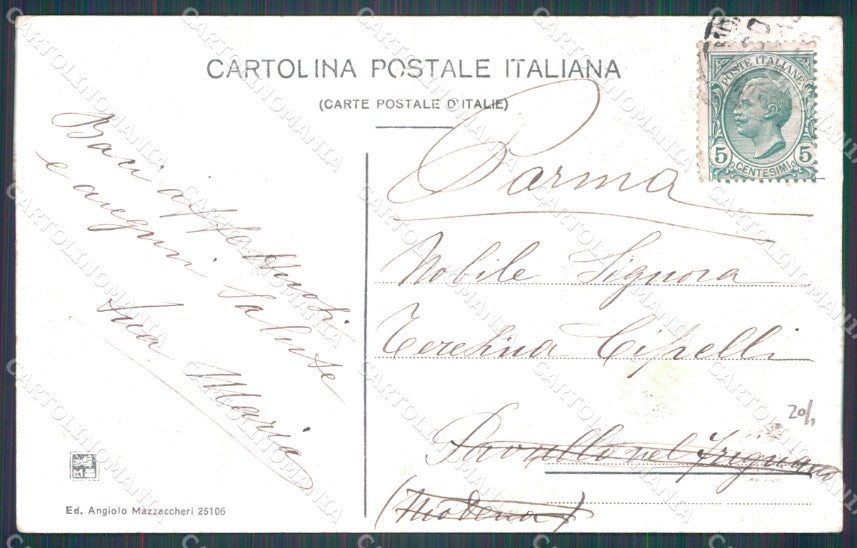 Pistoia Montecatini Viale Verdi Carrozza cartolina WX2358 – retro