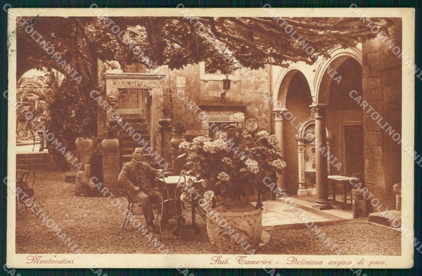 Pistoia Montecatini Stabilimento Tamerici cartolina WX2360 – fronte