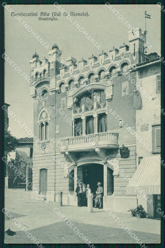 Pistoia Montecatini Municipio cartolina WX2368 – fronte
